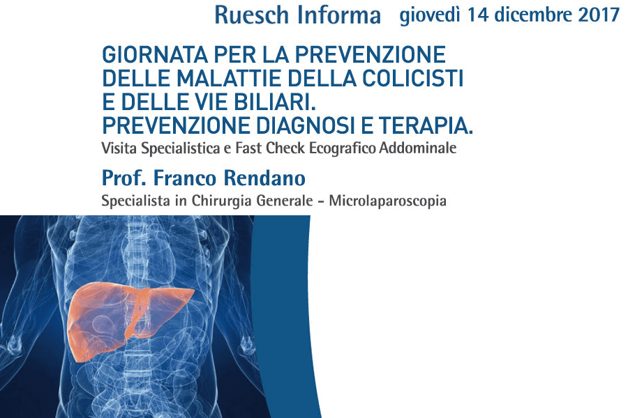 Giornata per la Prevenzione delle Malattie della colecisti e delle vie biliari.