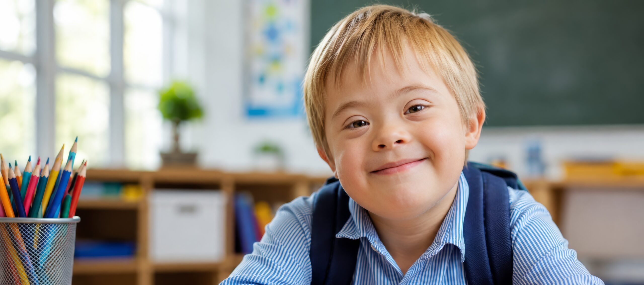 Bambino sorridente - Paziente con esigenze speciali